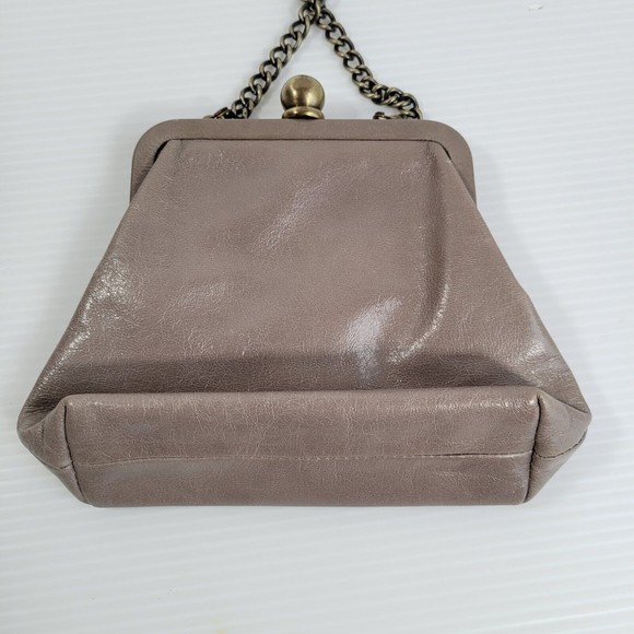 HOBO International Crossbody Leather Coin Bag Chain Purse Shoulder Clutch Wallet - Picture 6 of 10